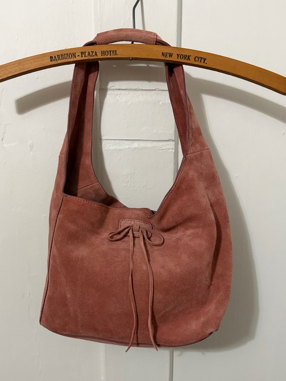 Lucky Brand Clem Mini Suede Hobo Bag